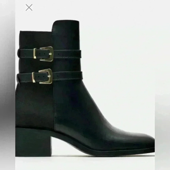 - Zara STRAPPY ANKLE BOOTS WITH BUCKLE🔥🔥🔥🔥🔥 - Picture 4 of 12